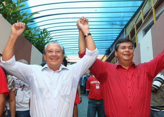 Zé Reinaldo e Flávio Dino