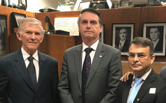 Cel. Monteiro, Jair Bolsonaro e Allan Garcês: a direita maranhense.