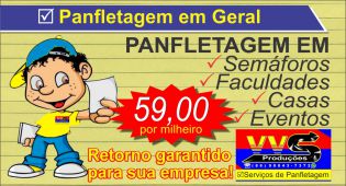 SERVIÇOS DE PANFLETAGEM EM GERAL
